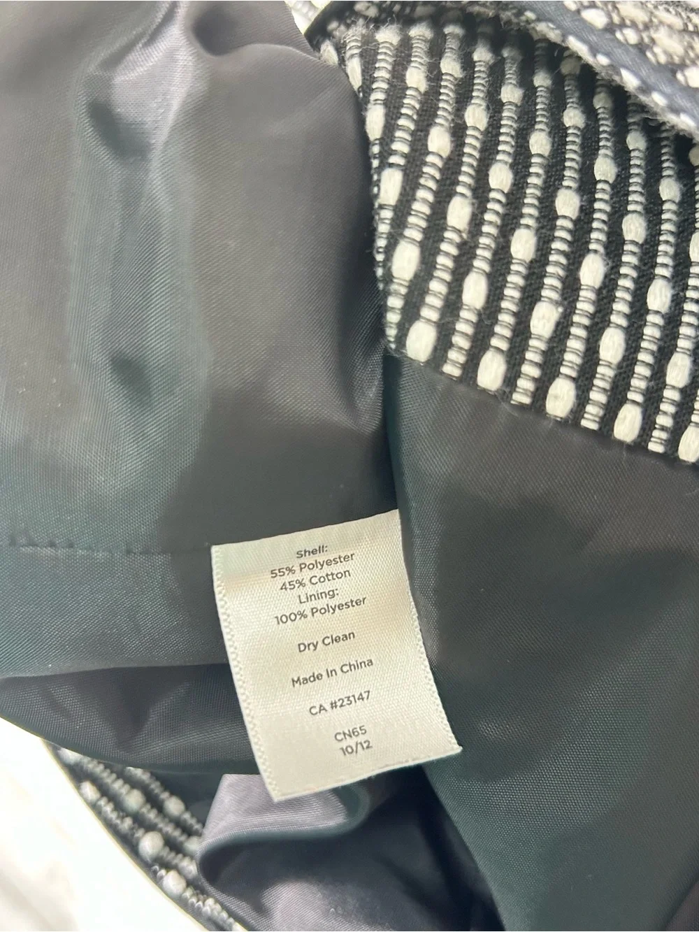 Talbots textured black